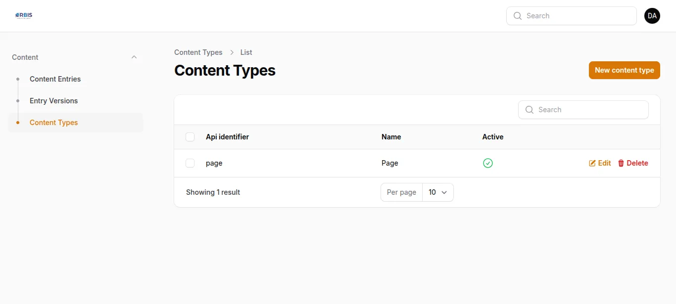 Pantalla 2 de CMS headless multitenant para una agencia de publicidad