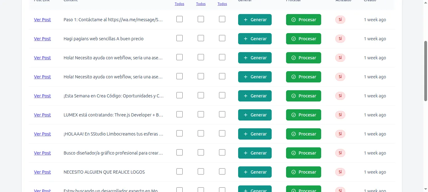 Pantalla 3 de Generación de leads B2B con IA: el sistema que se volvió Outreach Suite